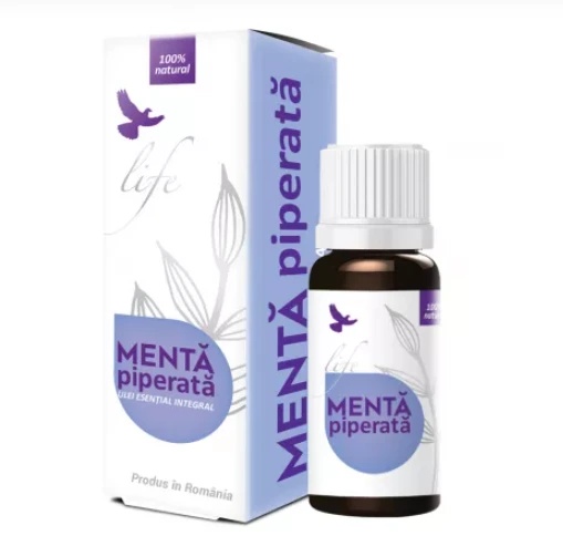 Ulei esential integral de Menta Piperata, 10 ml, Bionovativ