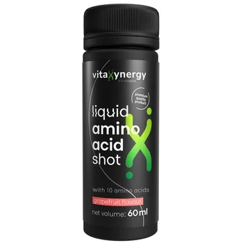 Aminoacid Lichid Shot, 60ml, 12 flacoane, VitaXynergy