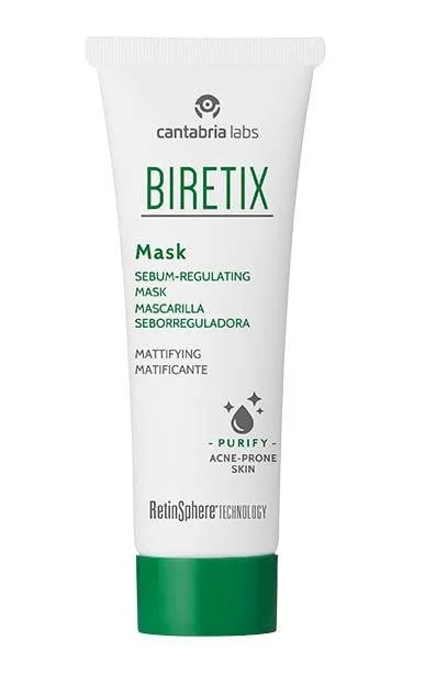 Masca pentru reglarea sebumului Biretix, 25ml, Cantabria Labs