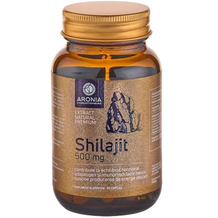 Shilajit 500mg, 60 capsule, Aronia Charlottenburg