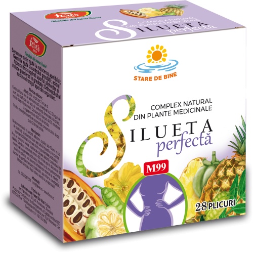 Silueta perfecta complex - M99, 28 plicuri, Fares