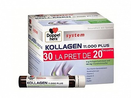 System Kollagen Plus 11000, 30 flacoane, Doppelherz