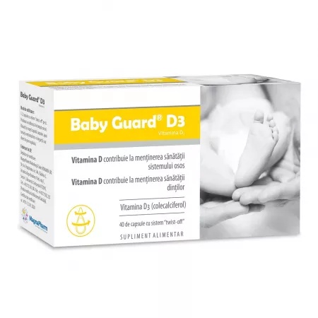 Baby Guard D3, 40 capsule, Evital - imagine 3
