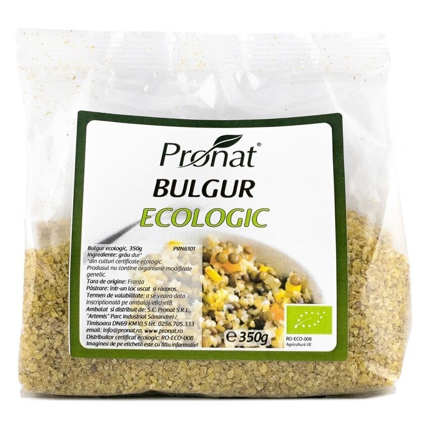 Bulgur ecologic, 350g, PRONAT