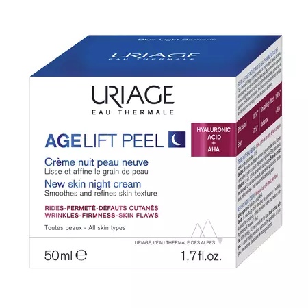 Crema de noapte cu efect de peeling Age Lift, 50ml, Uriage