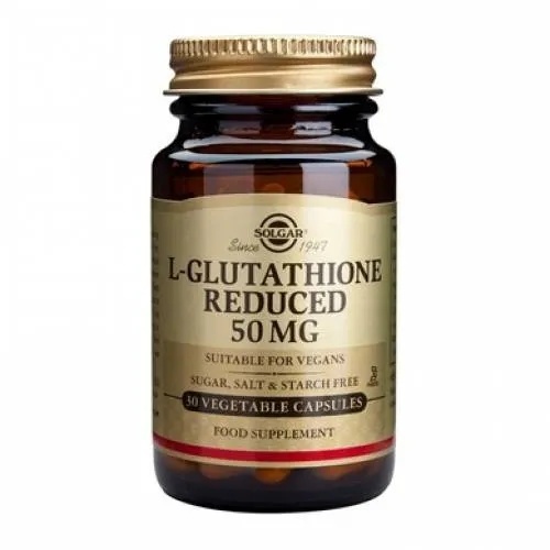 L-Glutathione Reduced 50mg, 30 capsule, Solgar