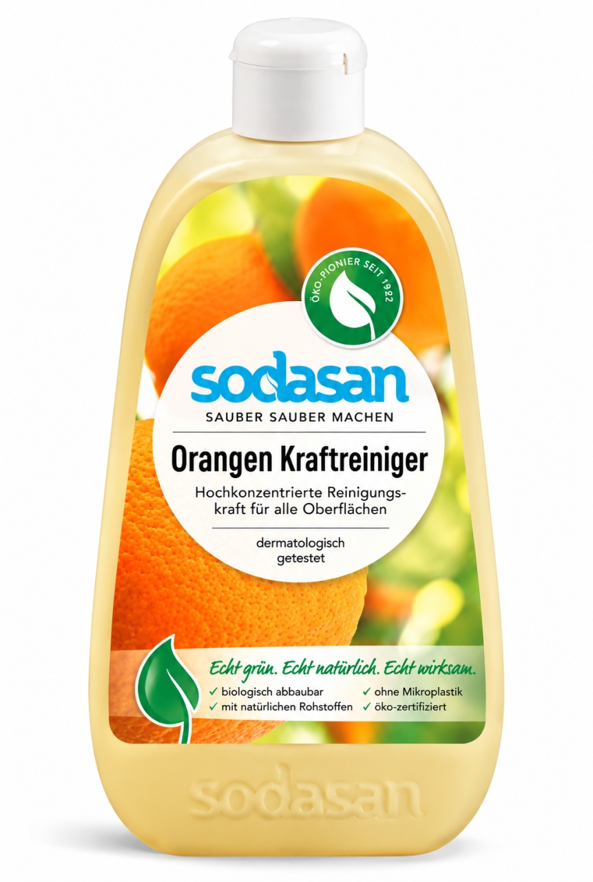 Soluție Universală de Curățare cu Portocală, 500 ml, Sodasan