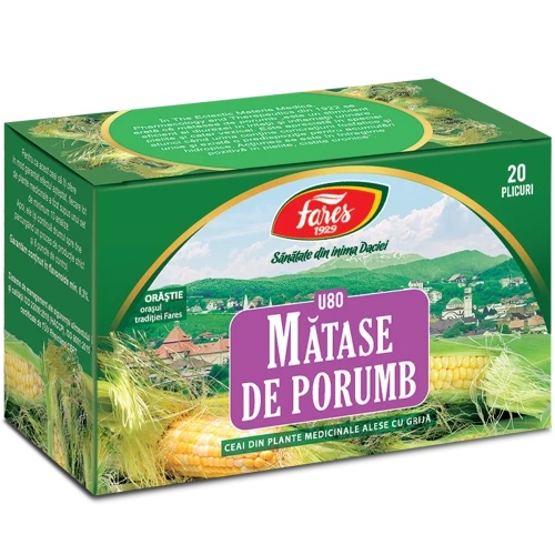 Ceai matase porumb, 20 plicuri, Fares