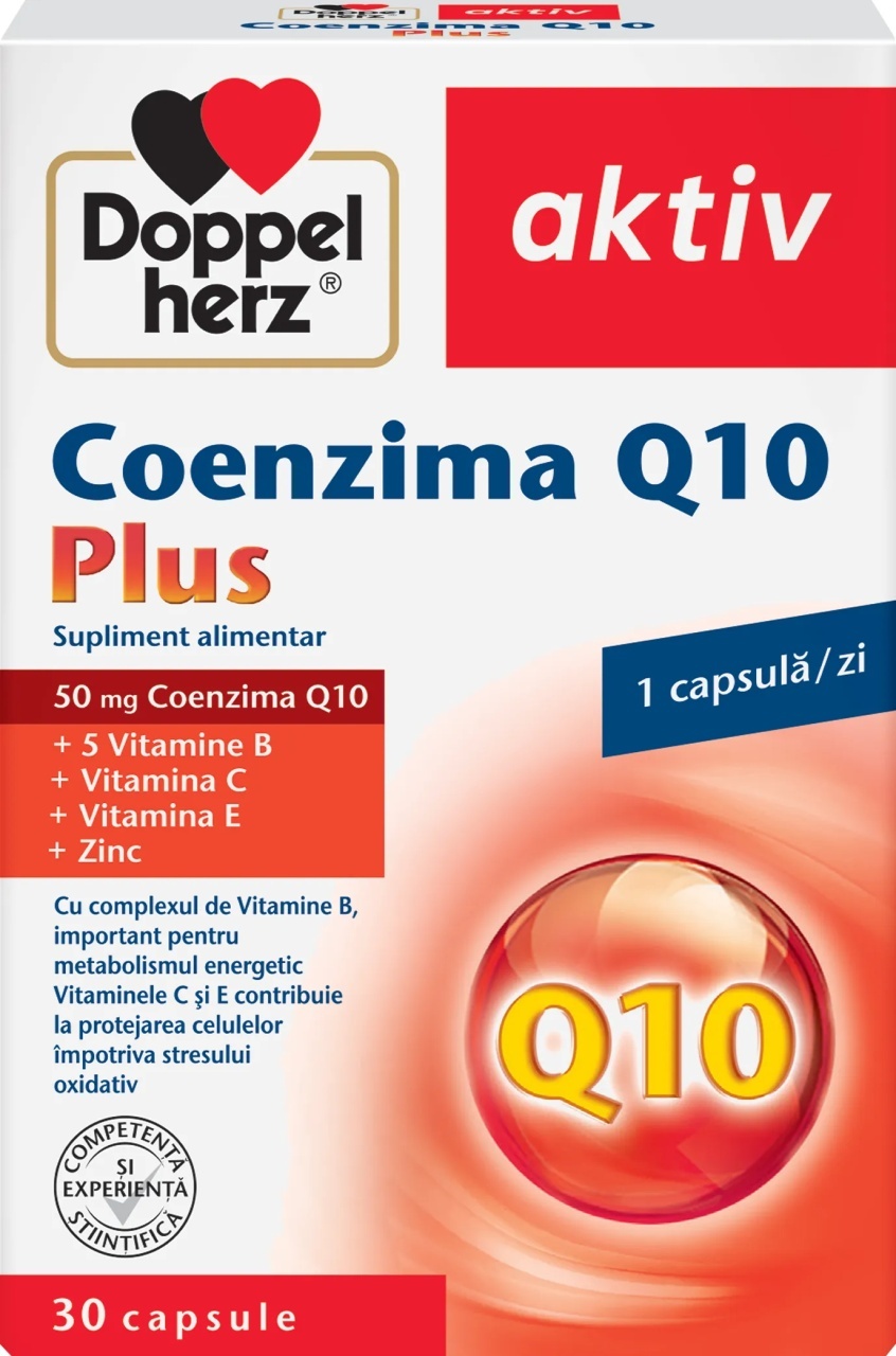 Coenzima Q10 Plus 50mg, 30 capsule, Doppelherz