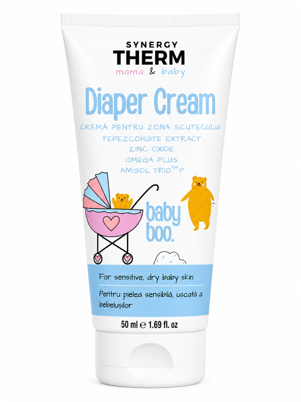 Crema pentru Zona Scutecului Anti-Iritatii Mama & Baby, 50 ml, Synergy Therm