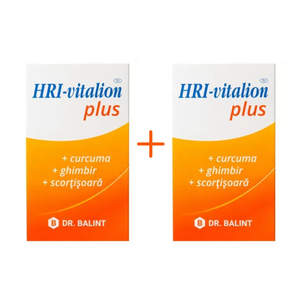 HRI-Vitalion Plus, 54 tablete + HRI-Vitalion Plus 18 tablete cadou, Dr.Balint