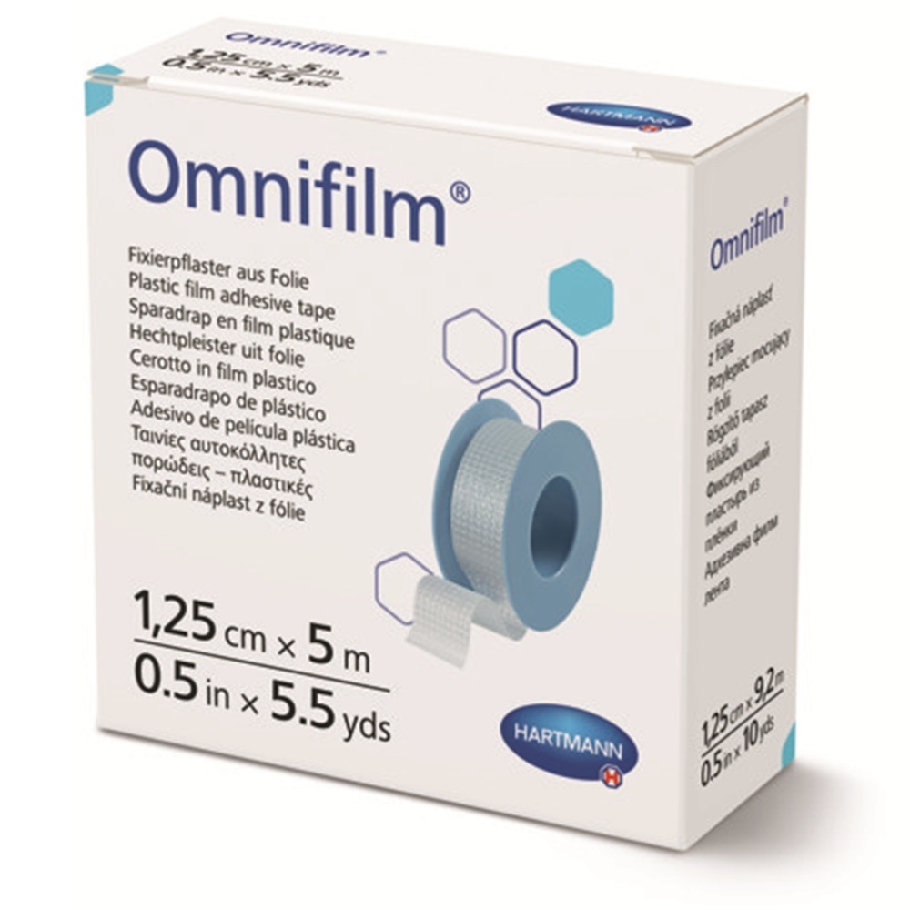 Plasture Omnifilm 1.25 cm x 5 m – Transparent si flexibil Hartmann - imagine 2