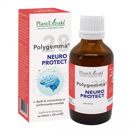 Polygemma 28 Neuro Protect, 50 ml, Plant Extrakt - imagine 2