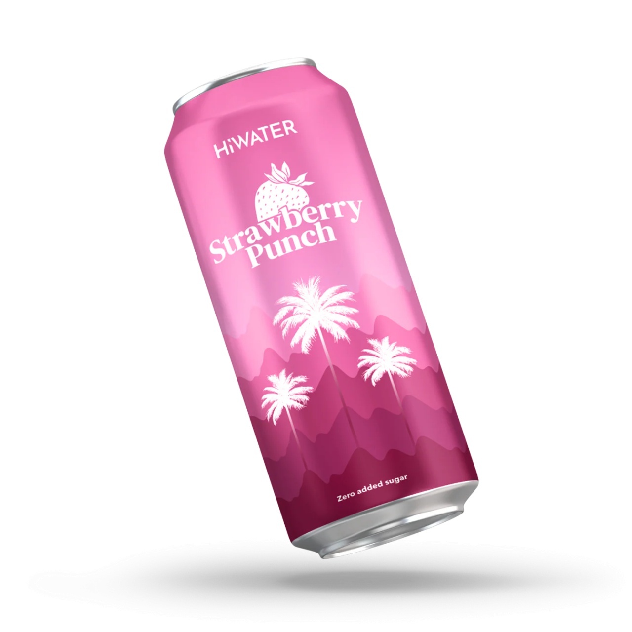 Apa naturala cocos carbogazificata cu suc de capsuni Strawberry Punch, 320ml, Hiwater