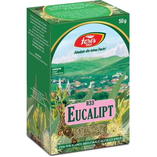 Ceai Eucalipt frunze, R33, 50g, Fares