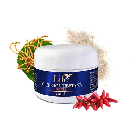 Crema ciuperca tibetana Forte, 50ml, Bionovativ