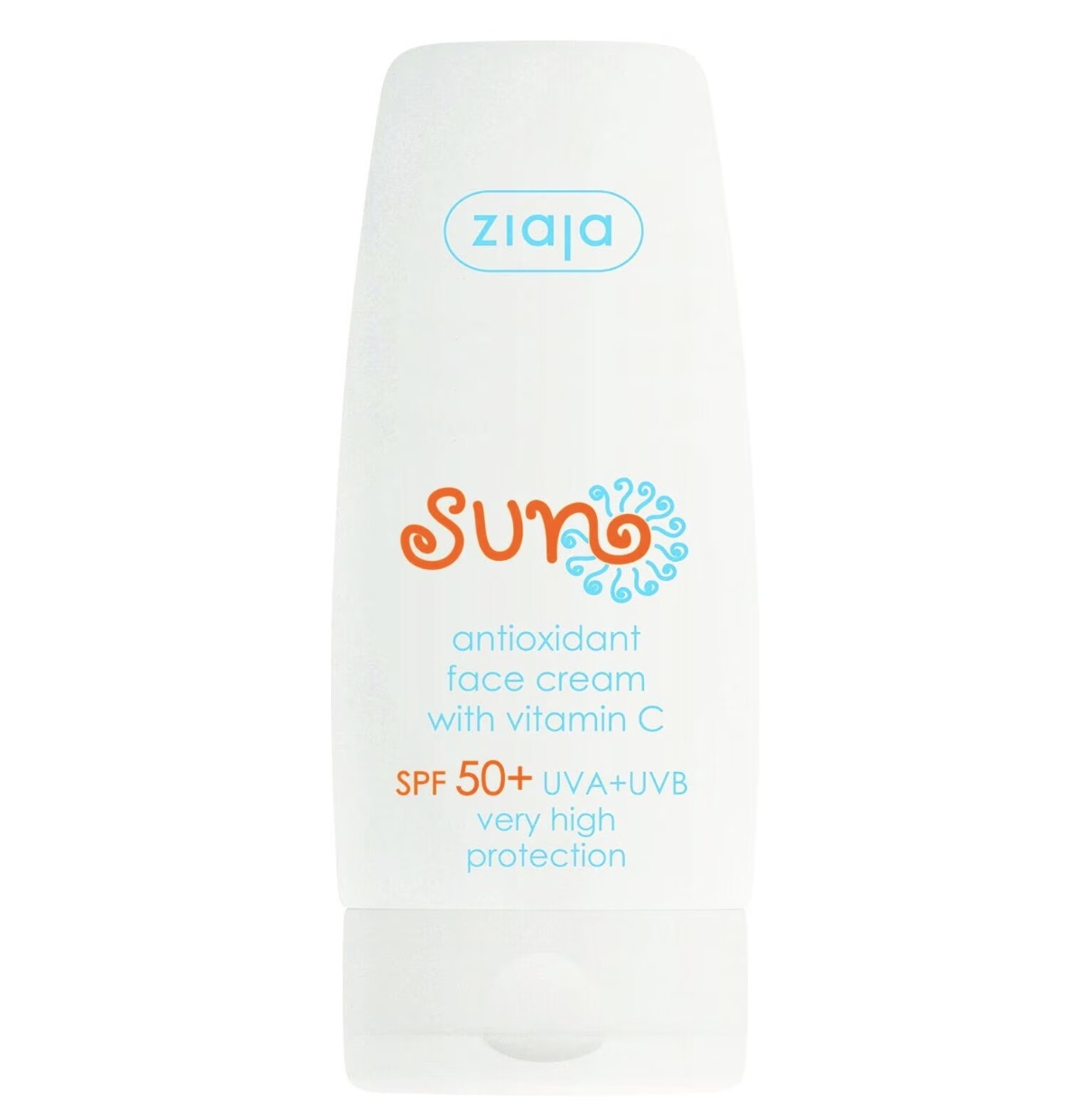 Cremă de Față Antioxidantă pentru Protecție Solară SPF 50, 50 ml, Ziaja
