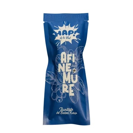 Baton Raw Vegan cu Afine si Mure, 45 g, HAP de la Vlad