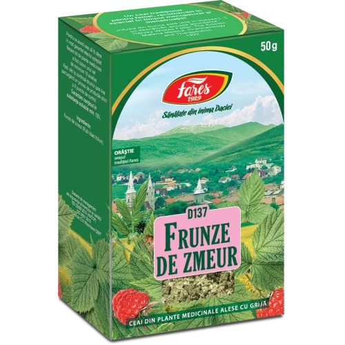 Ceai din frunze de zmeur, D137, 50g, Fares