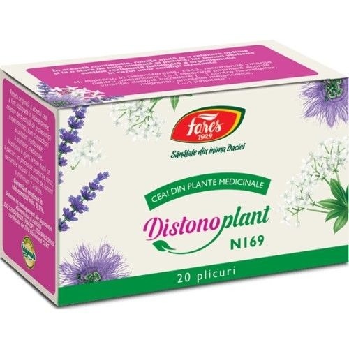 Ceai Distonoplant - N169, 20 plicuri, Fares