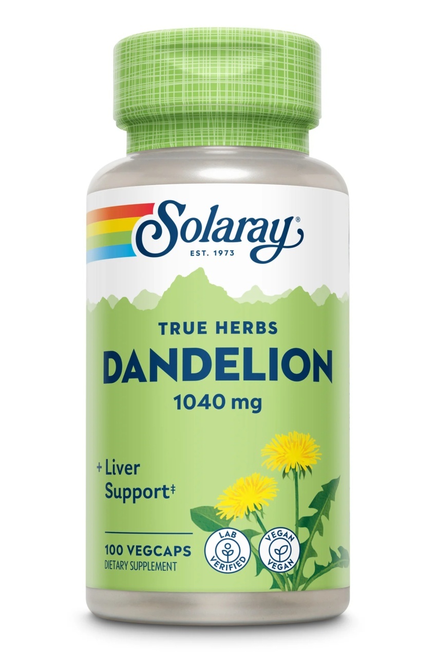 Dandelion (Papadie) 520 mg Solaray, 100 capsule, Secom