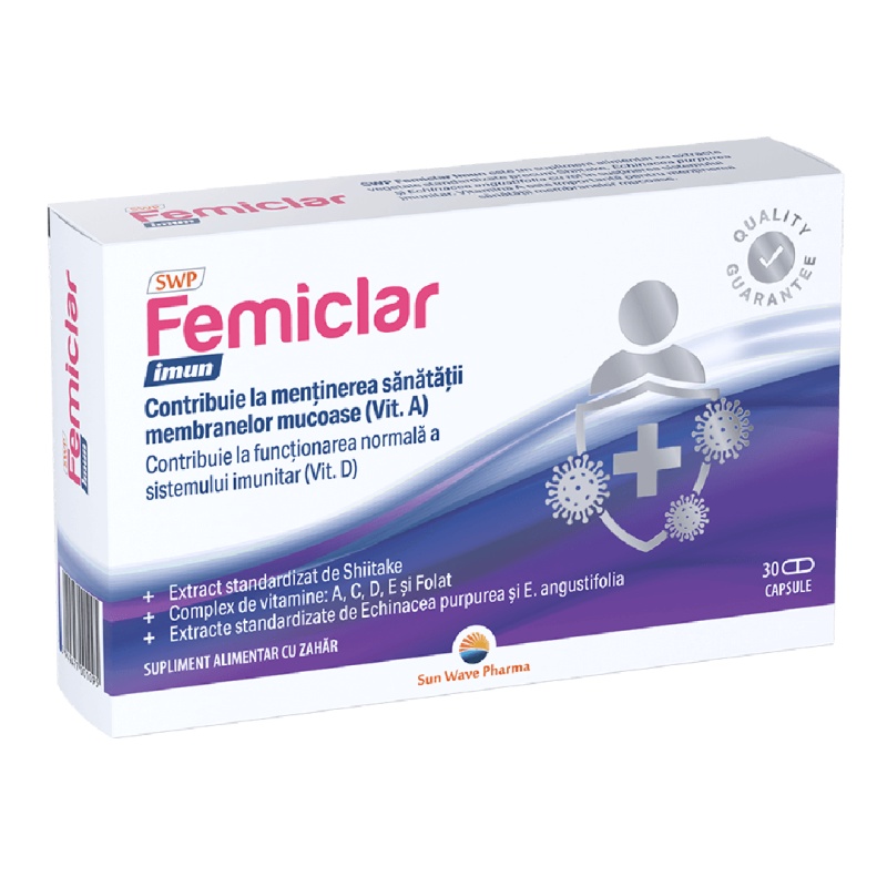 Femiclar Imun, 30cps, Sun Wave Pharma