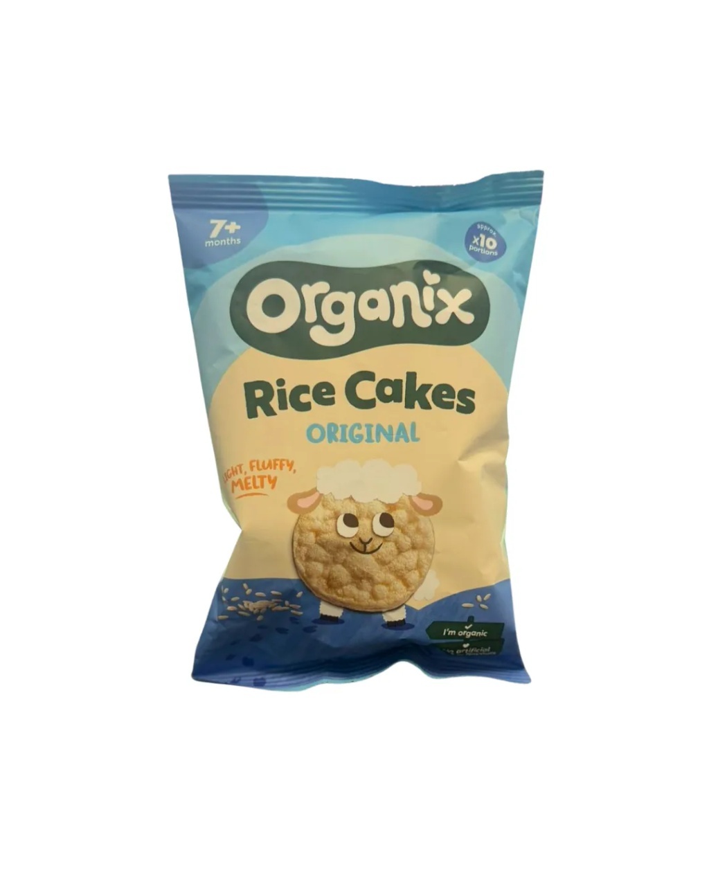 Rondele ecologice din orez expandat 7 luni +, 40 g, Organix