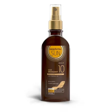 Ulei bronzant SPF10, 150ml, 4642, Gerovital Sun