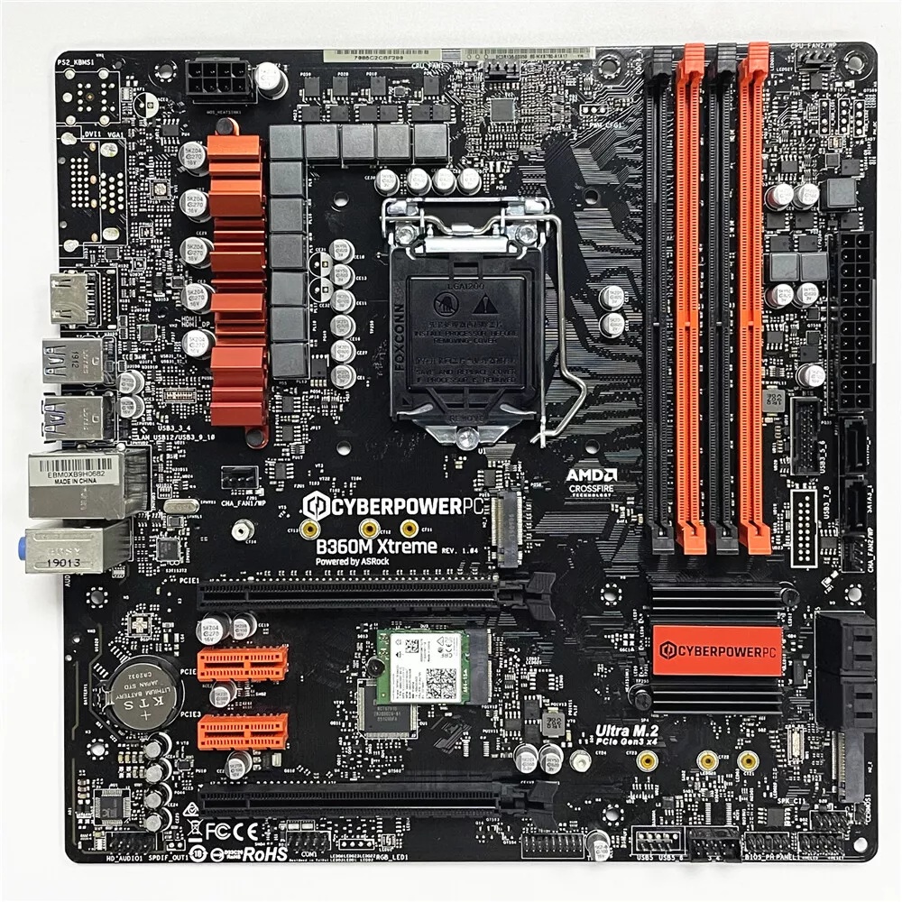 KIT Procesor I7 9700F + placa de baza ASRock B360M Xtreme CyberPower DDR4 HDMI M.2 WiFi