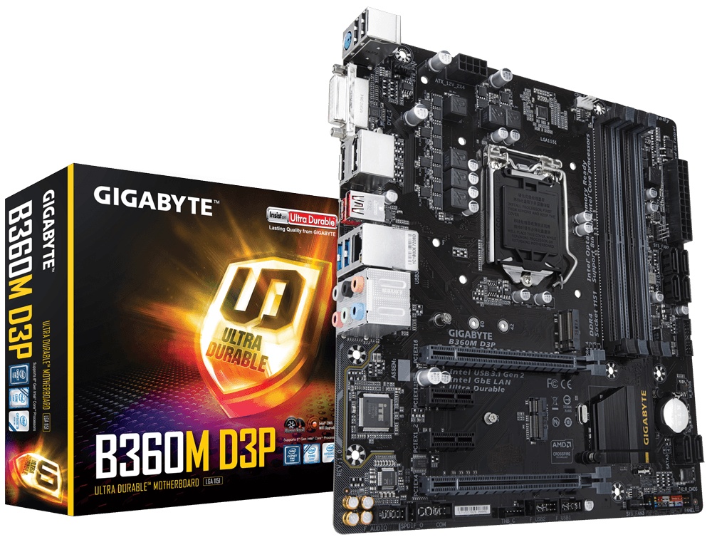 metabolism boosting coffee Placa de baza Gigabyte B360M D3P, Socket 1151, 4 sloturi DDR4, Ultra Durable, mATX