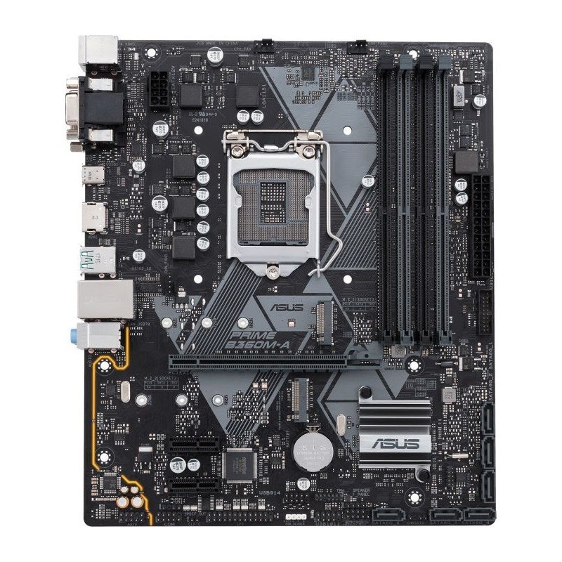 Placa de baza ASUS PRIME B360M-A, LGA 1151v2, 9/8th gen, 4x DDR4, 6x SATA III, 3x USB 3.1