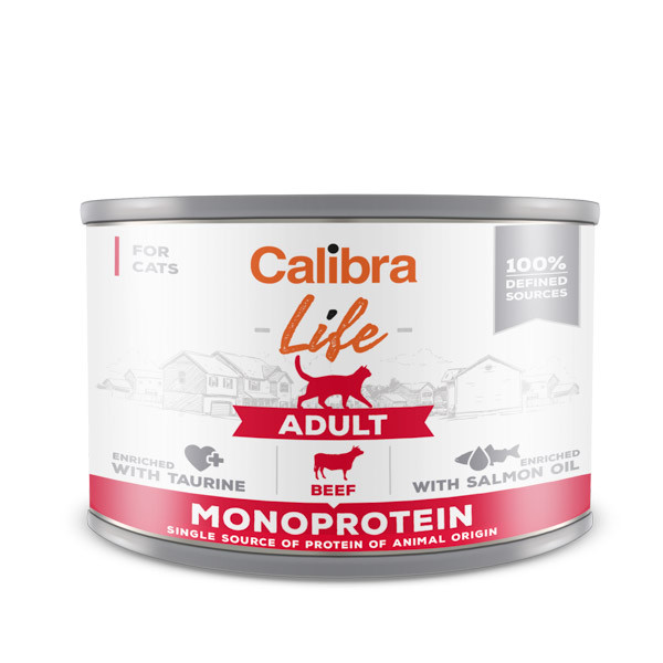 Calibra Life, Vita, Conservă hrană umedă fără cereale pisici, (pate), 200g