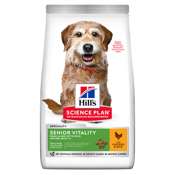 Hill\'s SP Senior Vitality 7+, XS-S, Pui, hrană uscată câini senior, 6kg