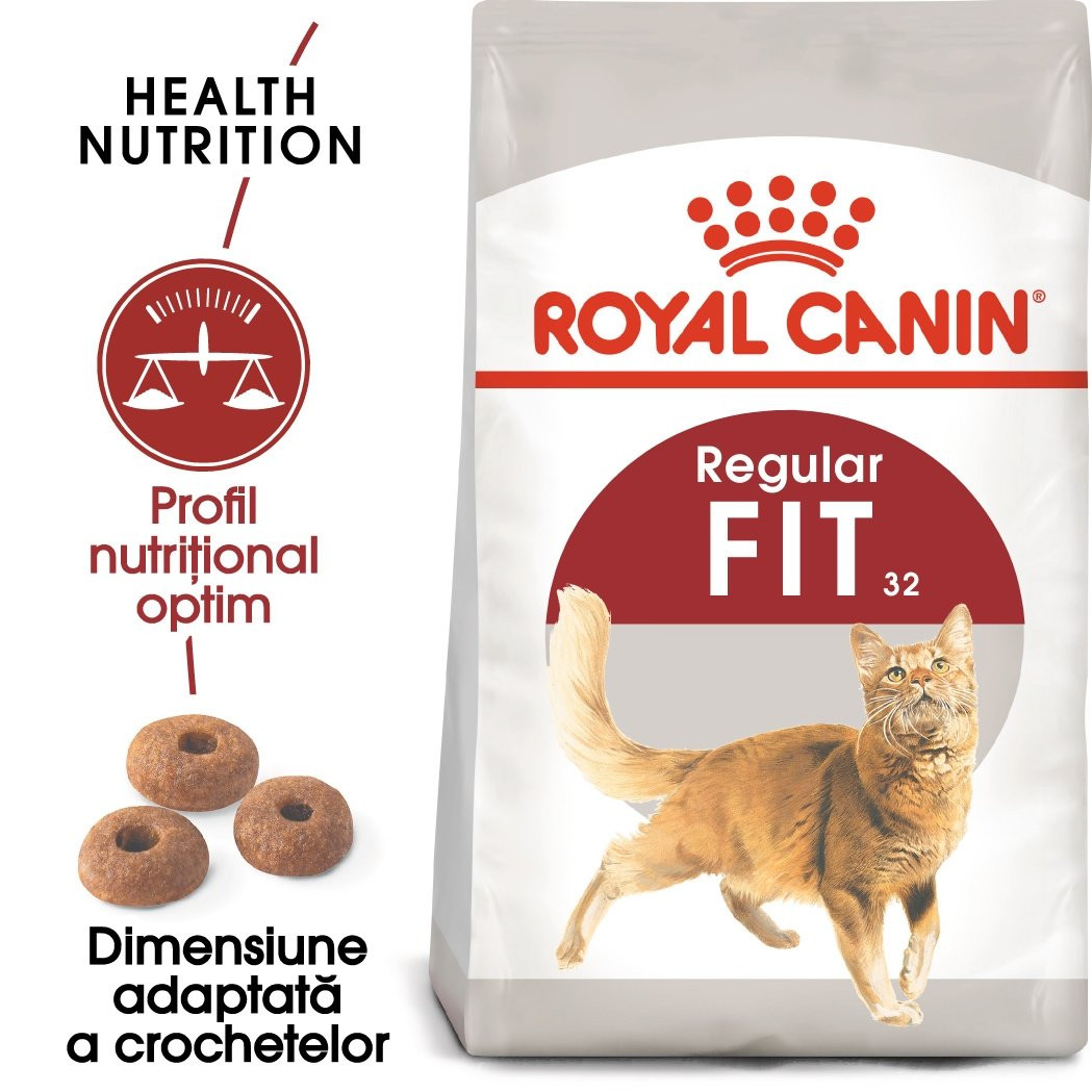 Royal Canin Fit32 Adult hrană uscată pisică, activitate fizică moderată, 400g
