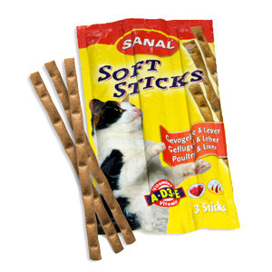 Sanal Sticks Turkey and Liver, (3 sticks), 15g