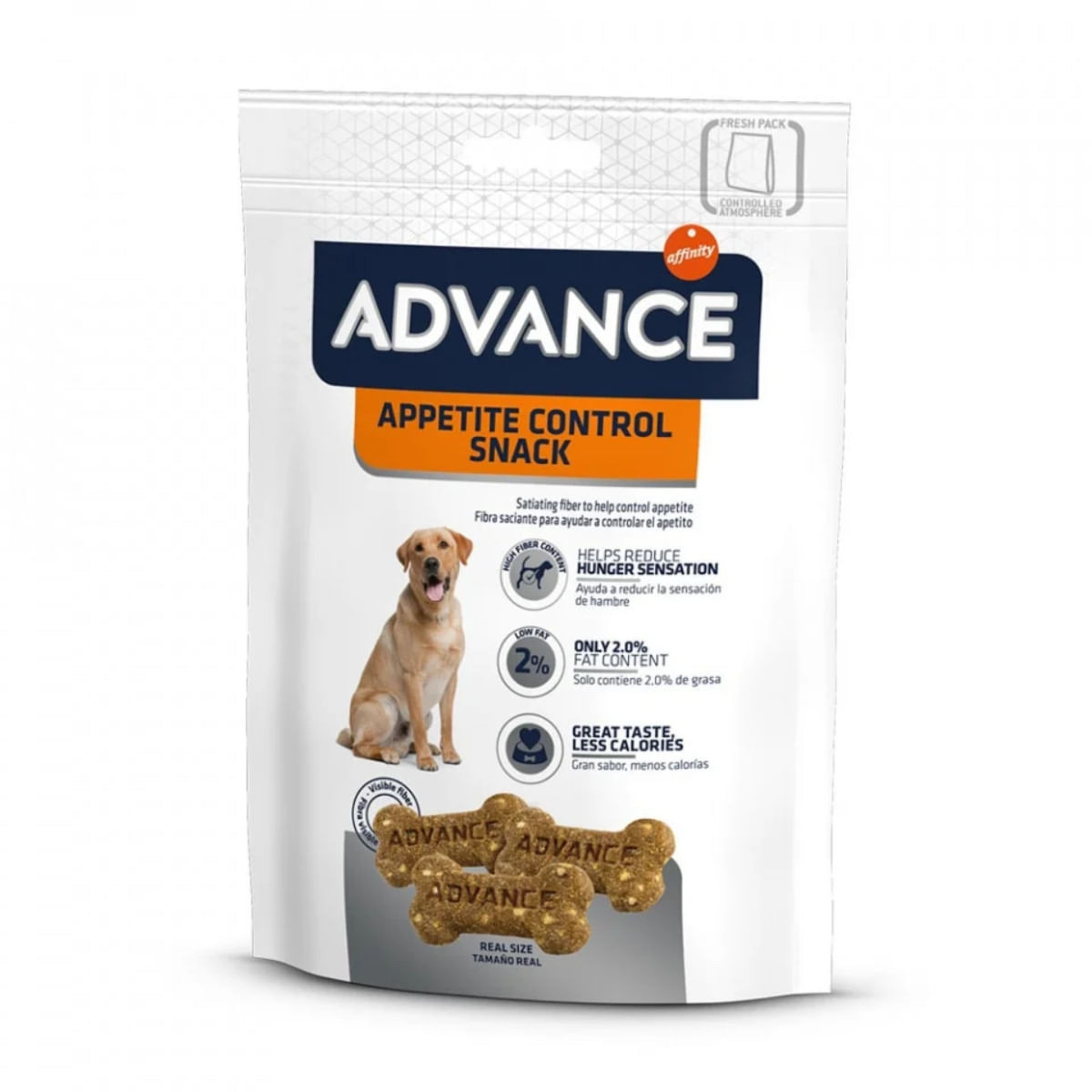 Advance Apetit Control Snack, recompense câini, managementul greutății, 150g