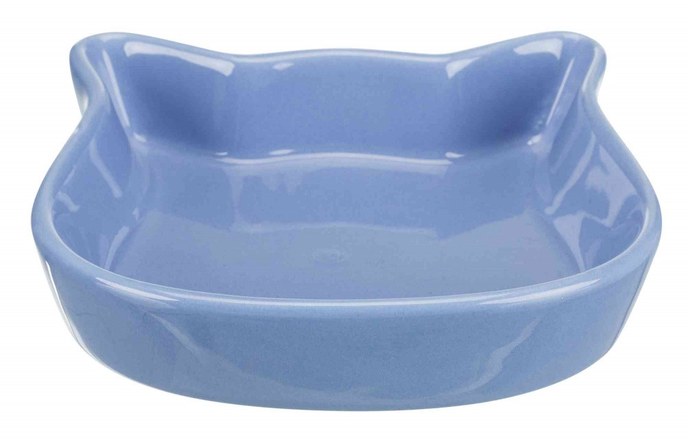 Castron ceramica cap de pisica, 250ml/12 cm, 4 nuante 24497