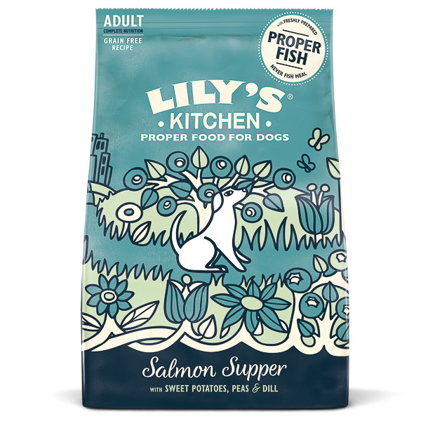 Lily\'s Kitchen for Dogs Salmon Supper Adult Dry Food, 1kg