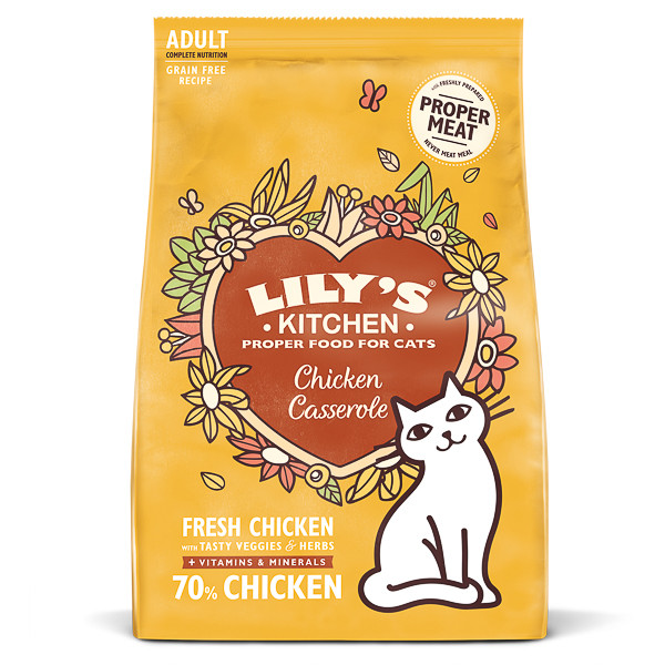 Lili\'s Kitchen Chicken Casserole Hrană uscată pentru pisici, cu Pui, 2kg