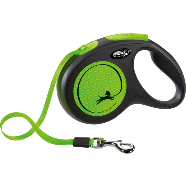 Lesa Flexi Banda, S: 5 M / 15kg, Verde Neon, 209314