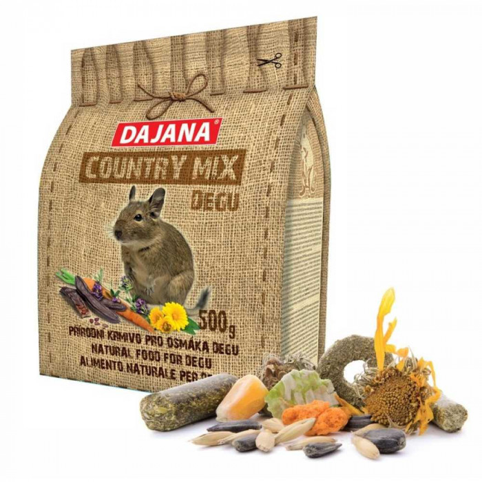 Country Mix hrană Completa pentru Degu, 500g, DP405J