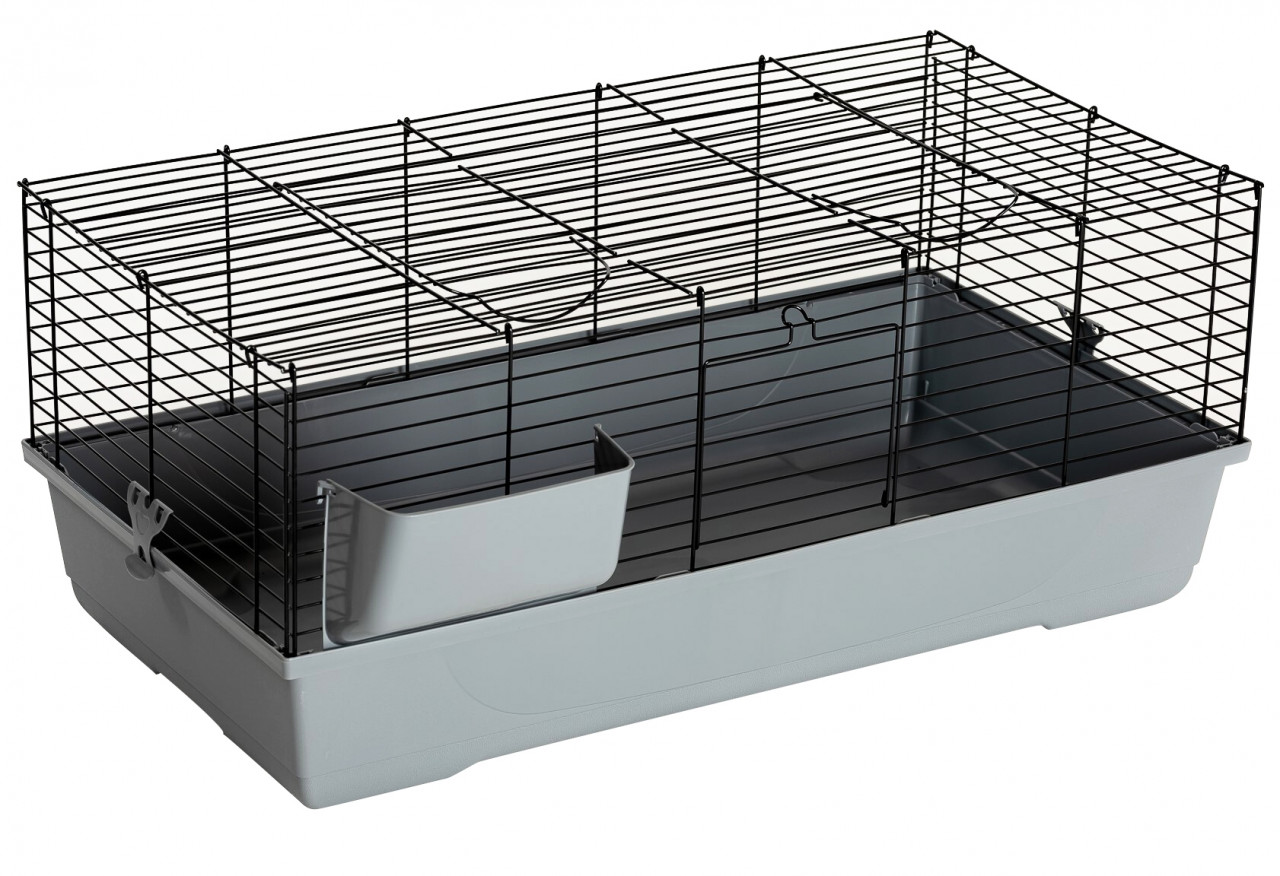 Cuscă Cavia 120 pentru Iepuri, Porcusori, Rozatoare 120 x 50 x 60cm, Negru cugri,g152.37